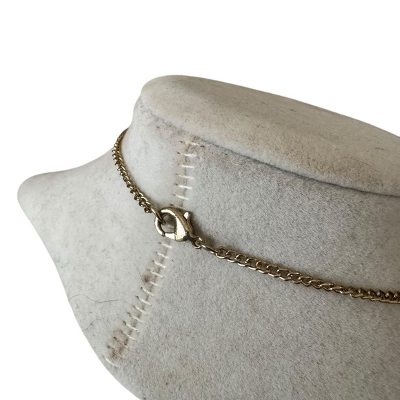 Elegant Gold and Pink Multi-Charm Necklace - Picture 3 of 5